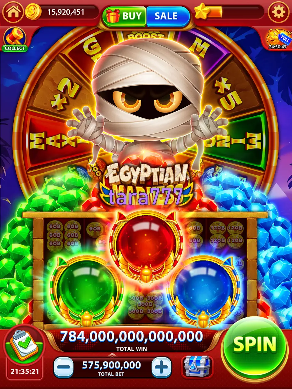 tara777 Mag-login